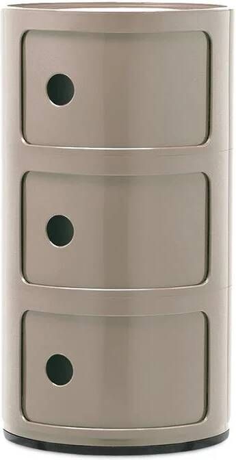 Kartell Componibili Kast 3 Modules Duifgrijs