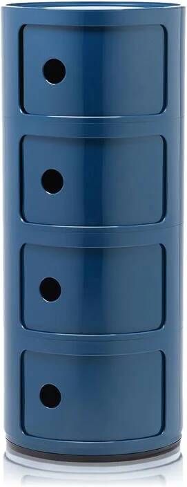 Kartell Componibili Kast 4 Modules Blauw