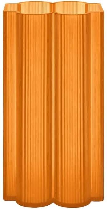 Kartell Okra Vaas H 34 cm Oranje