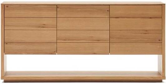 Kave Home Alguema dressoir 3 deuren in eiken fineer met natuurlijke