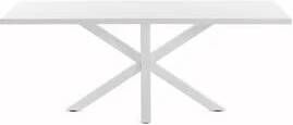 Kave Home Argo Eettafel 200 x 100 cm Wit