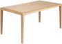 Kave Home Betere tafel in beige polybeton en massief acaciahout 160 x 90 cm FSC 100% - Thumbnail 2