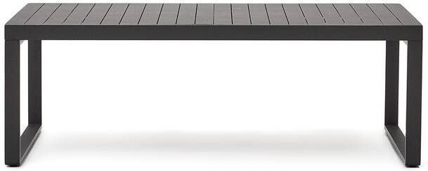 Kave Home Uitschuifbare Eettafel Galdana 220 340 x 100cm Donkergrijs