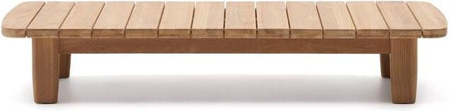Kave Home Koffietafel Tirant van FSC 100% massief teakhout 140 x 70