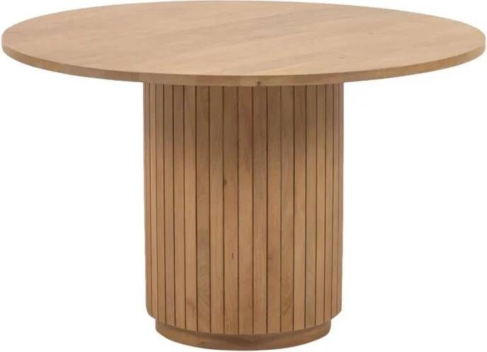 Kave Home Ronde Eettafel Licia Mangohout 120cm Naturel