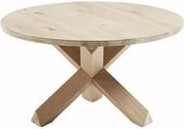 Kave Home Lotus Salontafel Ø 65 cm Eikenhout