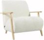 Kave Home Meghan Fauteuil Wit (naturel) - Thumbnail 1