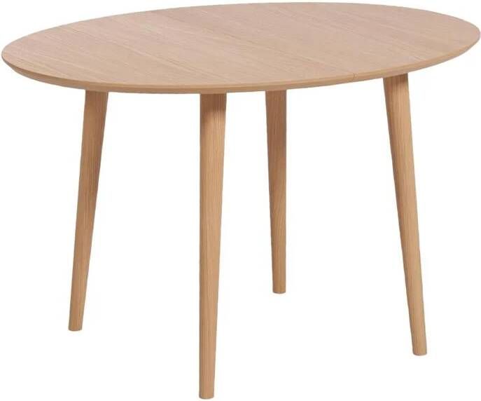 Kave Home Oqui Eettafel Uitschuifbaar 120 200 x 90 cm Bruin