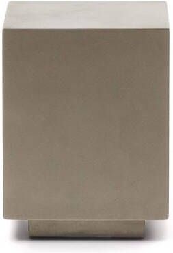 Kave Home Rustella salontafel in cement 35 x 35 cm