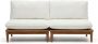 Kave Home Modulaire Loungebank Portitxol Teakhout Met 2 fauteuils Wit - Thumbnail 2