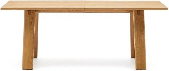 Kave Home Uitschuifbare Eettafel Arlen Eiken 200 250 x 95cm Naturel