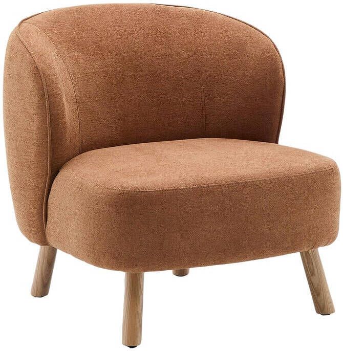 Kave Home Ulit Fauteuil Chenille Terracotta