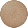 Kave Home Vloerkleed 'Doc' 150 x 150cm kleur Naturel - Thumbnail 1