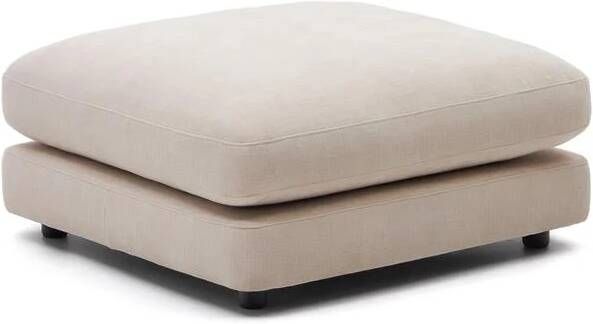 Kave Home Hocker Gala Chenille 90 x 90cm Beige