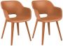 Keter Akola Tuinstoelen 2 Stuks -56 5x55x80cm Oranje - Thumbnail 2