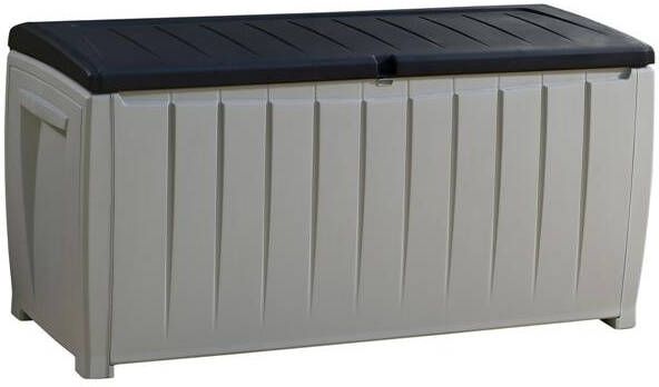 Keter Novel Opbergbox 340L 124x55x62.5cm Grijs