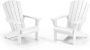 Keter Troy Adirondack Tuinstoel set van 2 85x80x96 5cm Wit - Thumbnail 2