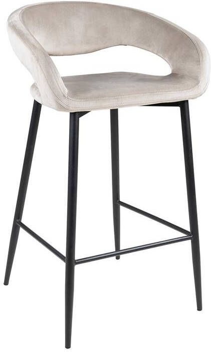 Kick Collection Kick barkruk Lenn velvet Champagne