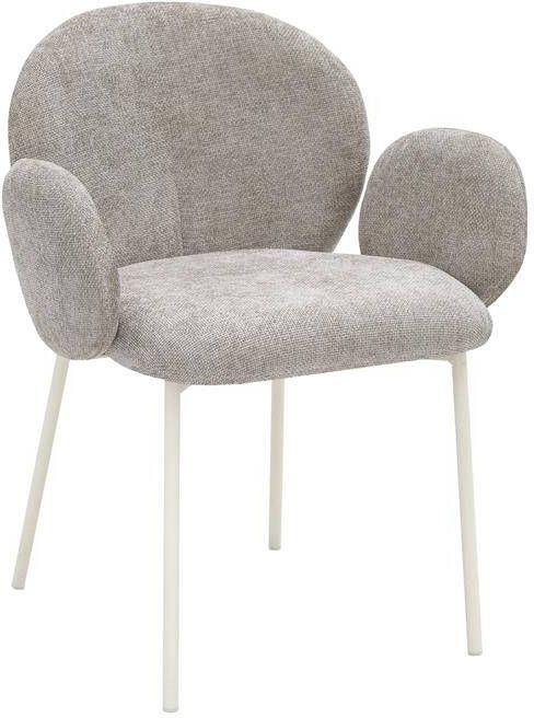 Kick Collection Kick eetkamerstoel Connor Grijs|Beige