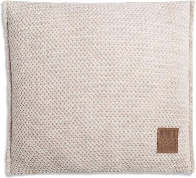 Knit Factory Maxx Sierkussen Beige 50x50 cm