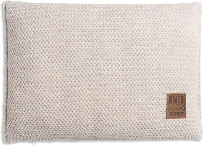 Knit Factory Maxx Sierkussen Beige 60x40 cm