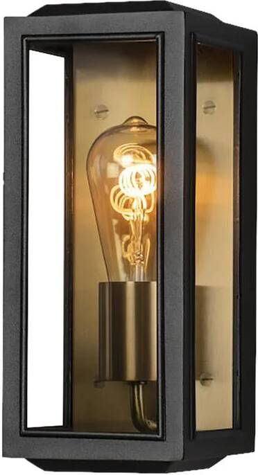 Konstsmide Buiten wandlamp Carpi zwart brons 18 cm