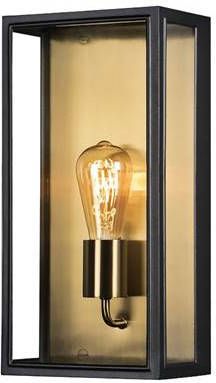 Konstsmide Buiten wandlamp Carpi zwart brons 40 cm