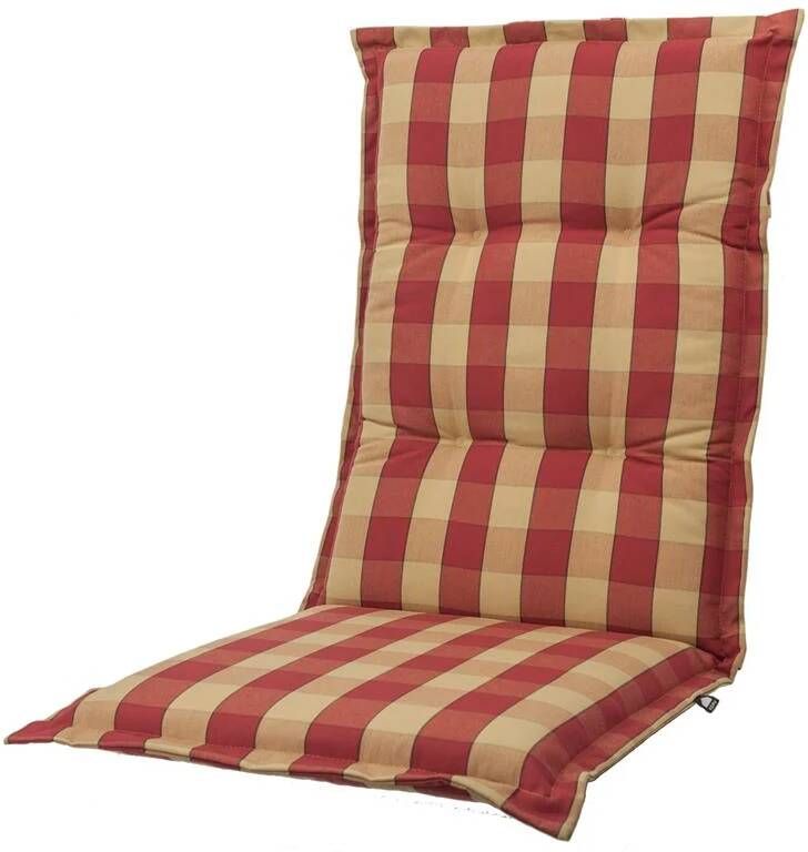 Kopu Tuinkussen Hoge rug ® Country Red 125x50 cm Extra comfort