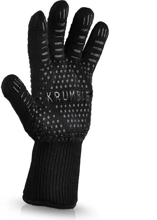 Krumble Hittebestendige oven handschoen Zwart