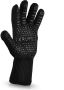 Krumble Hittebestendige BBQ & Oven Handschoen Anti Slip Dubbel Gevoerd Extra Lang Voor Armbescherming 1 handschoen (maat L) - Thumbnail 2