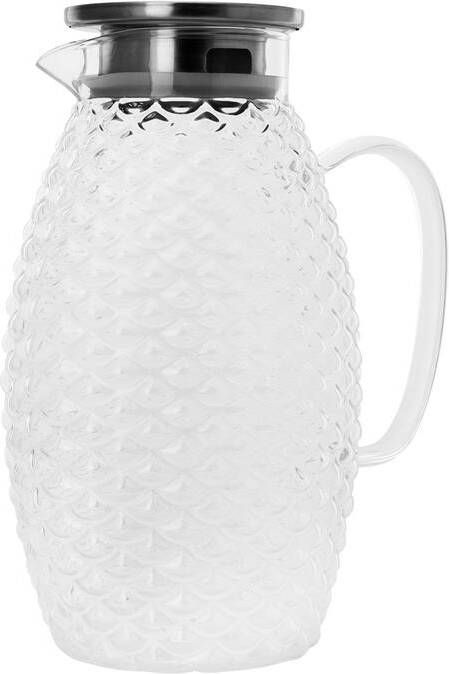 Krumble Karaf schubbenpatroon met filter en deksel 2 L Glas