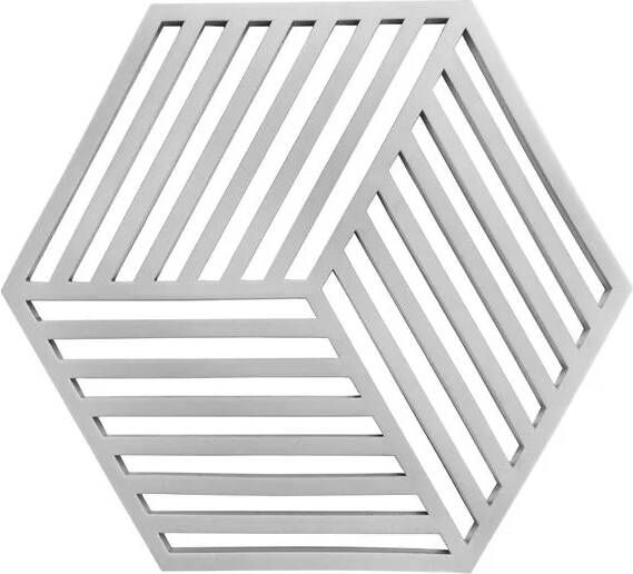 Krumble Pannenonderzetter Hexagon Grijs 16 x 14 cm