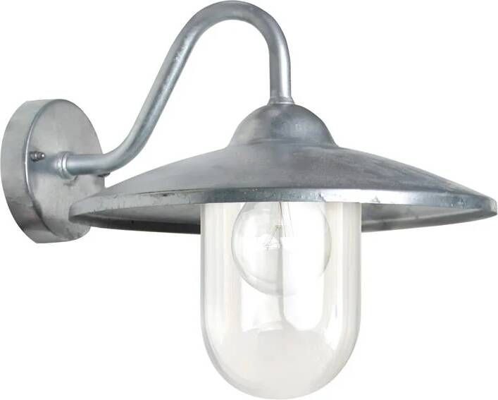 KS Verlichting Wandlamp Brig Zilver