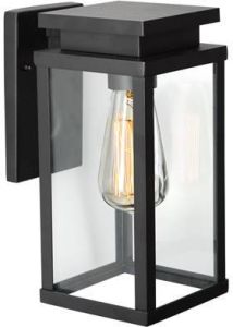 KS Verlichting buiten wandlamp Jersey Groot zwart