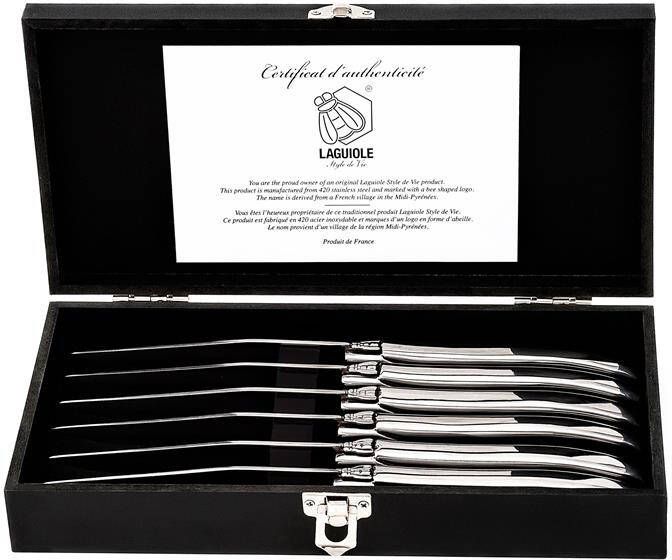 Laguiole Style de Vie Luxury Line Steakmessenset 6 st.