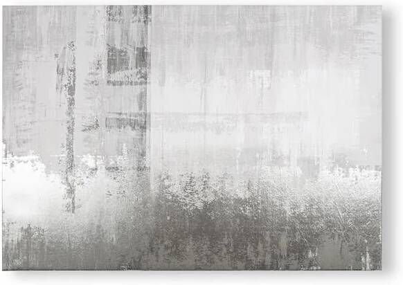 Laura Ashley Canvas Met Zilver Metallic Accenten | Abstract | 70x100 Cm