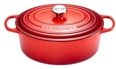 Le Creuset Gietijzeren Ovale Braadpan Kersenrood 29cm 4 7l | Potten&Pannen | Keuken&Koken Keukengerei | 0024147261933 - Foto 3