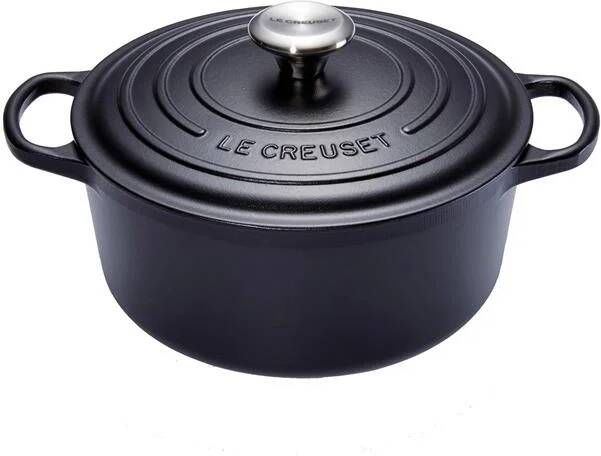 Le Creuset Gietijzeren Ronde Braadpan Mat Zwart 28cm 6 7l | Potten&Pannen | Keuken&Koken Keukengerei | 0024147260981 - Foto 4