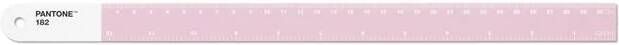 LEGO Copenhagen Design Liniaal 30 cm Light Pink 182 Roestvast Staal Roze