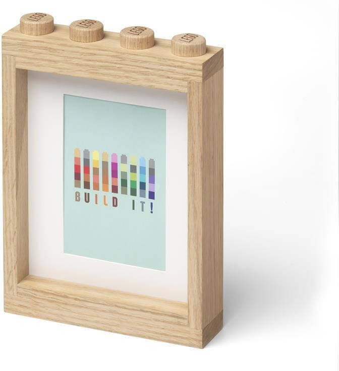 LEGO Wooden Collection Fotolijst Hout Beige