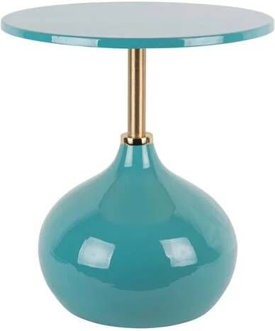 Leitmotiv Bijzettafel Kensi Turquoise blue