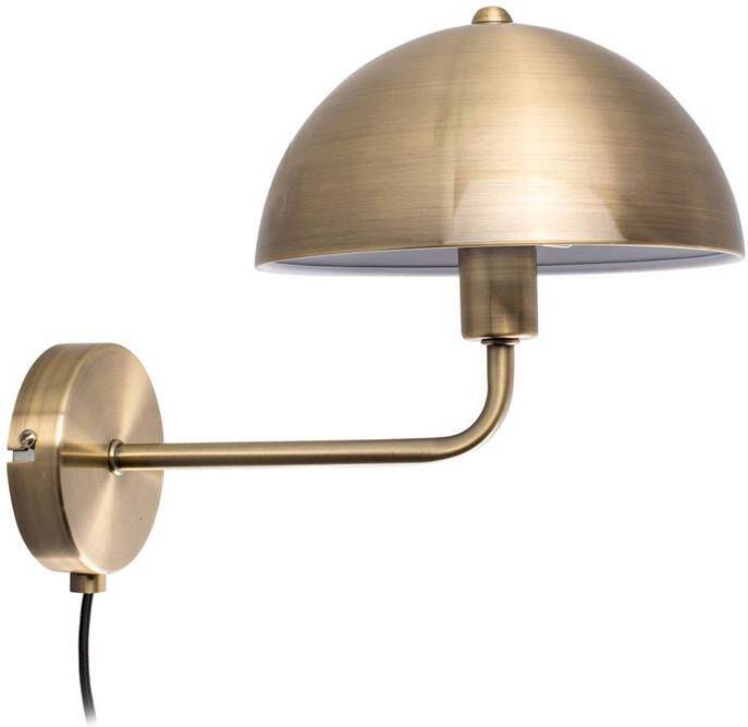 Leitmotiv Wandlamp Bonnet Antiek goud