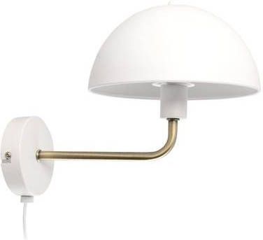 Leitmotiv Wandlamp Bonnet Wit