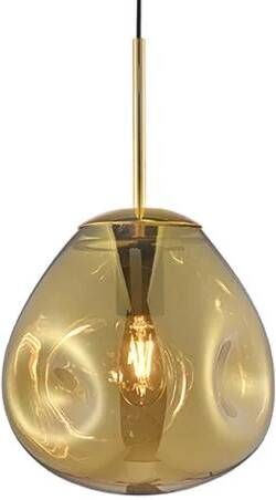 Leitmotiv Pendant Lamp Blown Glass Messing Ø22 cm Hoogte 33 cm