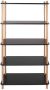 Leitmotiv Plankenkast Simplicity Zwart Large 80x30x150cm - Thumbnail 2