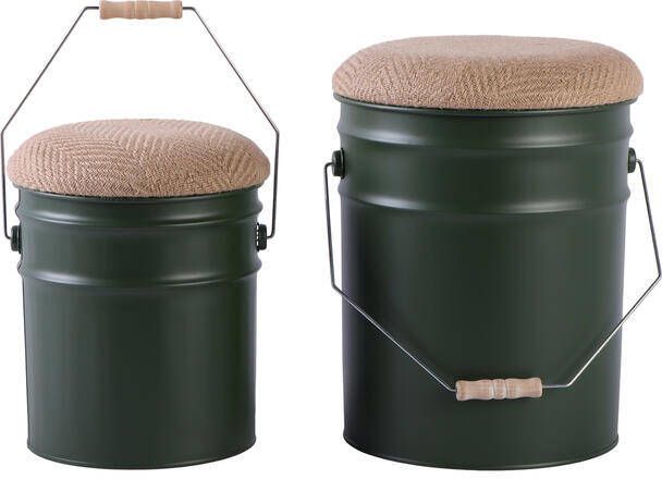 Leitmotiv Stool Set Buckets