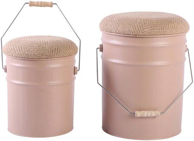 Leitmotiv Stool Set Buckets
