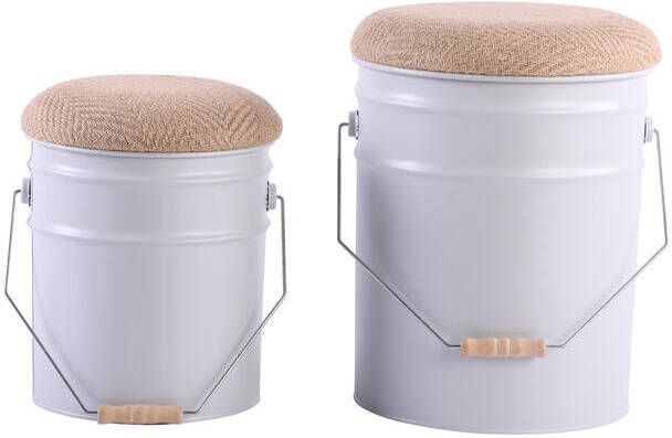 Leitmotiv Stool Set Buckets