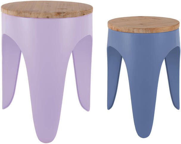 Leitmotiv Stool Set Double Funky