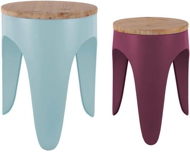 Leitmotiv Stool Set Double Funky